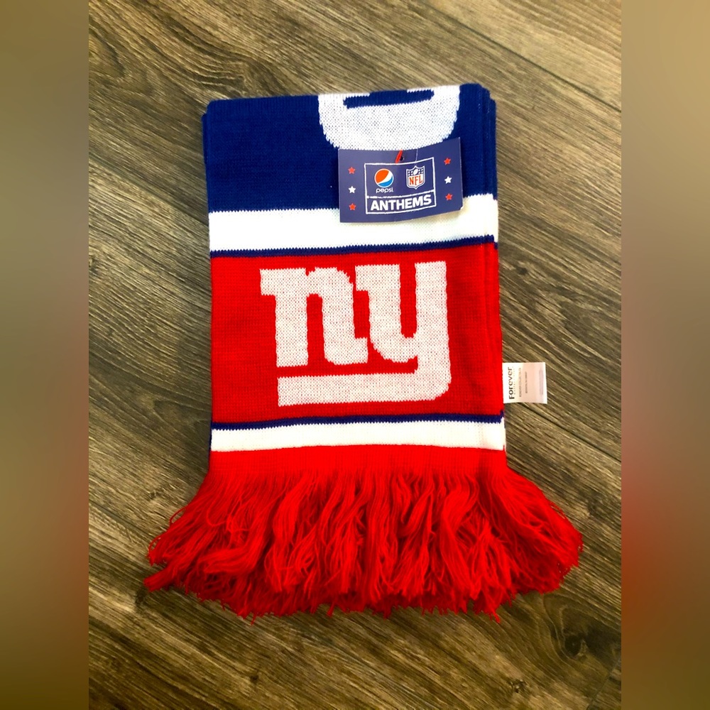 New NFL Superbowl XLVI (46) New York Giants 48” Winter Knit Scarf